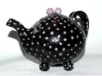 "Spotted Teapot II" -         Eva Kwong, Copyright 2001, Modern Tea Party -- Click to Expand...