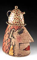 Teapot as a Hat, Copyright 1999, Rimas VisGirda -- Click to Expand...