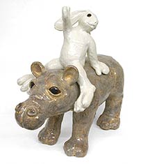 Hippo Ride, Copyright 2002, Eric Dahlin -- Click to Expand...