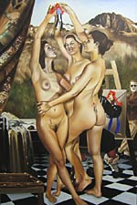 3 Graces in the Night Studio, Copyright 2004, Ken Waterstreet -- Click to Expand...