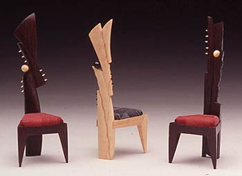 "Sculptchair" Series #1, #3, #2, Copyright 2004, Charles Cobb -- Click to Expand...