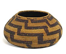 Pomo Basket #4, Copyright Date Unknown, Antique American Indian Basket -- Click to Expand...