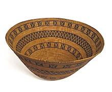 Yokut Bowl, Copyright Date Unknown, Antique American Indian Basket -- Click to Expand...