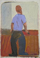 Poised Painter, Copyright 2004, Jack Ogden -- Click to Expand...