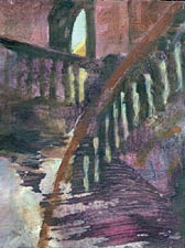 Crocker Foyer Stairs, Copyright 2005, Laureen Landau -- Click to Expand...