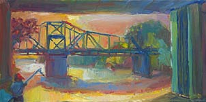 Fishing at Sunset, Copyright 2005, Jeff Meyers -- Click to Expand...