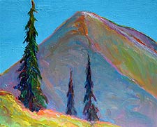 Three Trees to Mt. Rose, Copyright 2007, Leslie Toms -- Click to Expand...