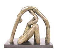 Acrobat VII, Bronze, ed. 2/6, 2000, Copyright 2000, Helen Post -- Click to Expand...