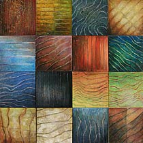 Fields of Light Series #3 (16 12x12 		panels), Copyright 2008, Joseph Bellacera -- Click to Expand...