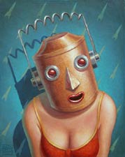 Robot Girl #2, Copyright 2008, Mark Bryan -- Click to Expand...