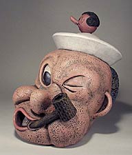 Popeye Teapot #1, Copyright 2005, James Budde -- Click to Expand...