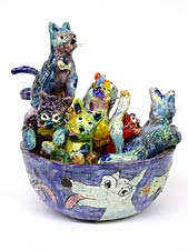 A Bowl Full of Cats, Copyright 2003, Gary Dinnen -- Click to Expand...