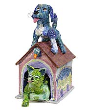 The Cat is in the Doghouse, Copyright 2003, Gary Dinnen -- Click to Expand...