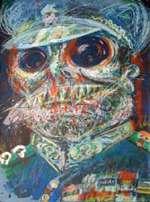 The Colonel is at it Again, Copyright 1980, Robert Arneson -- Click to Expand...