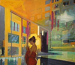 Woman at the Window, Copyright 2009, Sheldon Greenberg -- Click to Expand...