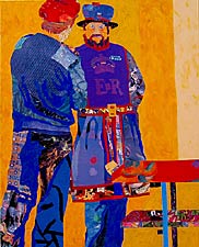 Composition in Red, Yellow and Blue, Copyright 2009, Maureen Hood -- Click to Expand...