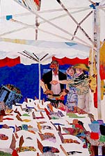 Montcuq 		Market 		Three, Copyright 2009, Maureen Hood -- Click to Expand...