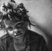 Casey in Curlers, Copyright 2008, Annie Murphy-Robinson -- Click to Expand...