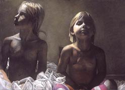 Casey and Emily (Tutu and Stockings), Copyright 2006, Annie Murphy-Robinson -- Click to Expand...