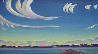 Glow in the Desert Sky, Copyright circa 1960-1977, Tarmo Pasto -- Click to Expand...