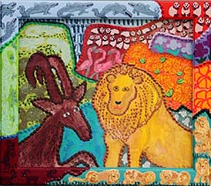 Giving Ple-Zoo-Re with Zoo�s 		Antelope, Lion Plus, Copyright 1994, Maija Peeples -- Click to Expand...
