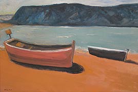 Boats at Oropesa de Mar, Copyright 2004, Alan Post -- Click to Expand...