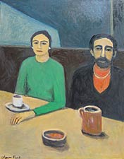 Couple in a Paris Bar, Copyright 2005, Alan Post -- Click to Expand...