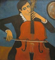 Woman Cellist, Copyright 2004, Alan Post -- Click to Expand...