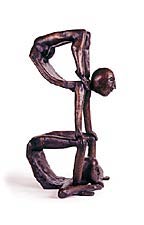 Double Contortionists, Copyright 2001, Helen Post -- Click to Expand...
