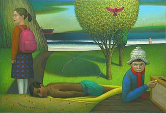After School (The Strait), Copyright 2004, John Tarahteeff -- Click to Expand...