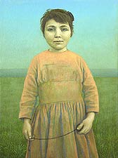 Girl with String, Copyright 2003, John Tarahteeff -- Click to Expand...