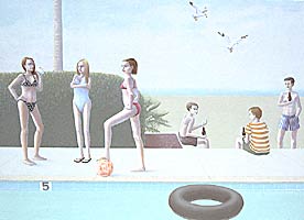 Poolside, Copyright 1995, John Tarahteeff -- Click to Expand...