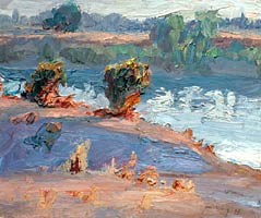 Late Summer, American River, Copyright 1998, Jian Wang -- Click to Expand...
