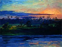 Dawn, American River in Spring, Copyright 2001, Jian Wang -- Click to Expand...