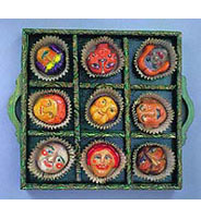 "Green Face-Off"&nbsp;-         C.W. Hurni, Copyright 2001, Modern Tea Party -- Click to Expand...