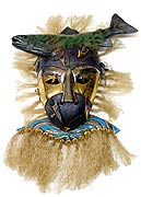 Fred Gordon, Copyright 2002, "Ceremonial Fishing Mask" -- Click to Expand...