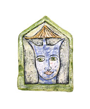 Parasol Head, Copyright 2002, Melinda S. Johnson -- Click to Expand...