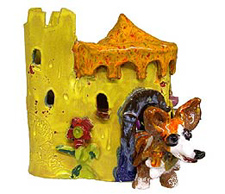 Tommy's Corgi Castle, Copyright 2002, Maija Peeples -- Click to Expand...