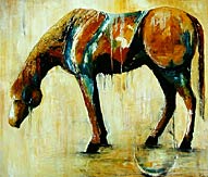 Robin Sawyer, Copyright 2002, "T'ang Horse" -- Click to Expand...