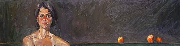 Girl with Peaches, Copyright 2003, Jian Wang -- Click to Expand...