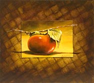 Persimmon on Basket Weave, Copyright 2002, Kathleen Stock -- Click to Expand...