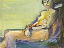 Sitting Nude, Copyright 2002, Marjorie Methven -- Click to Expand...