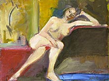 Woman Resting, Copyright 2002, Marjorie Methven -- Click to Expand...