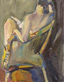 Woman in Wicker Chair, Copyright 2002, Marjorie Methven -- Click to Expand...