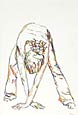 Right Foot, Yellow, Copyright 2004, Gwen Manfrin -- Click to Preview...