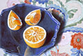 Subotnik Orange on Blue Plate, Copyright 2004, Jessica Subotnik -- Click to Expand...