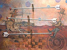 Cowboys and Indians, Copyright 2004, Myron Stephens -- Click to Expand...