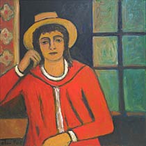 Girl in a Red Dress, Copyright 2005, Alan Post -- Click to Expand...