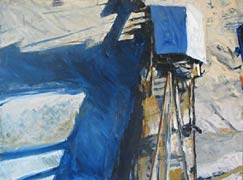 Blue Shadow, Sand and Blue Raft, Copyright 2008, David Post -- Click to Expand...