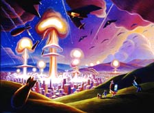 Evening in the Valley, Copyright 2000, Mark Bryan -- Click to Expand...